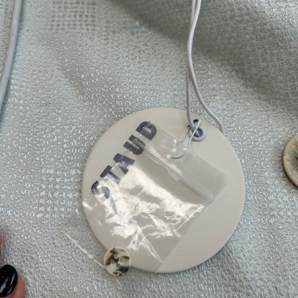 STAUD Monroe Lace-Up Top Size 10 - Picture 12 of 12